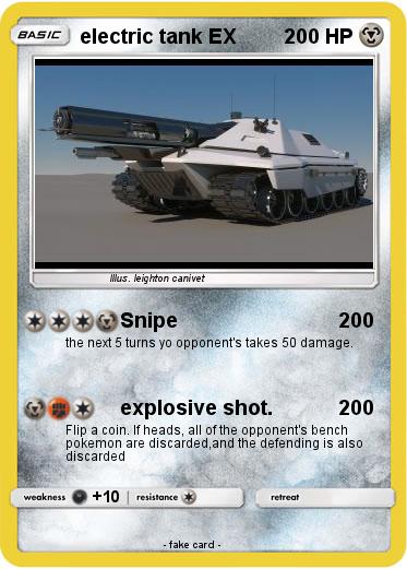 Pokemon electric tank EX