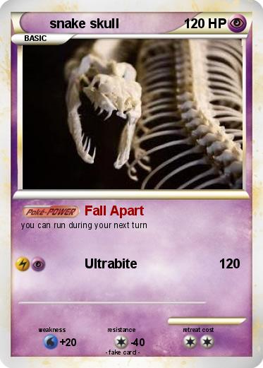 Pokemon snake skull