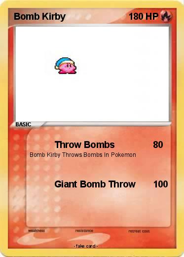 Pokemon Bomb Kirby