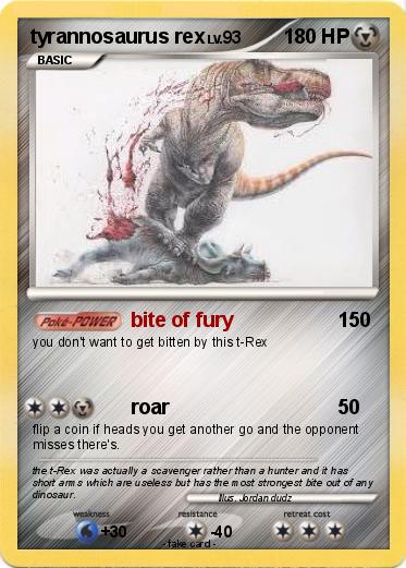 Pokemon tyrannosaurus rex