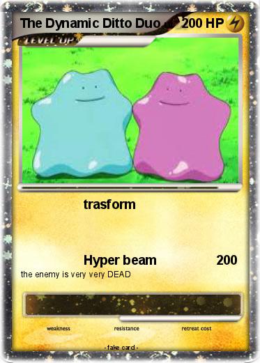 Pokemon The Dynamic Ditto Duo