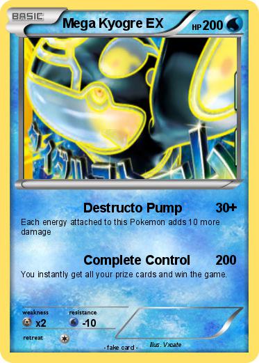 Pokemon Mega Kyogre EX