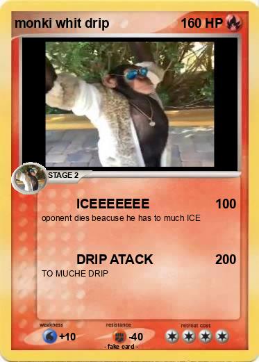 Pokemon monki whit drip