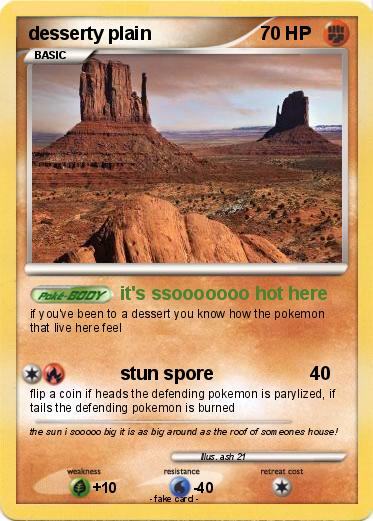 Pokemon desserty plain