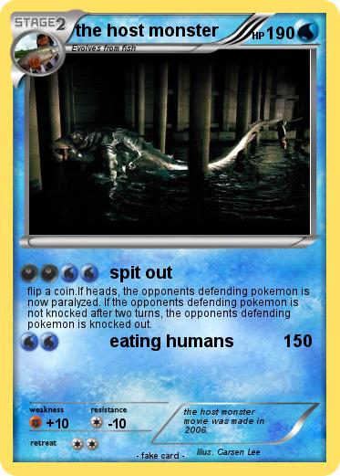 Pokemon the host monster