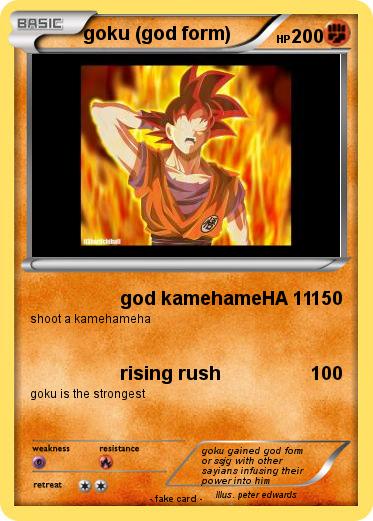 Pokemon goku (god form)