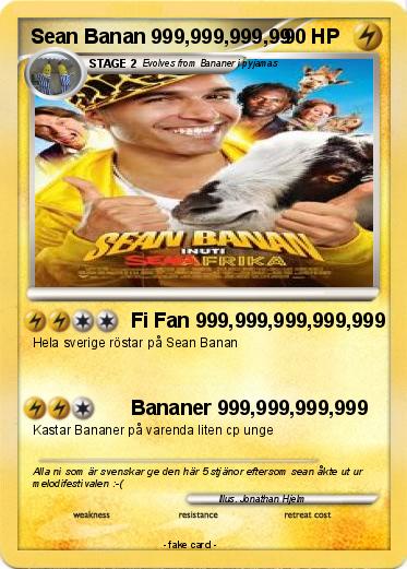 Pokemon Sean Banan 999,999,999,99