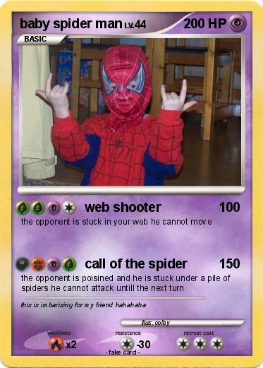 Pokemon baby spider man