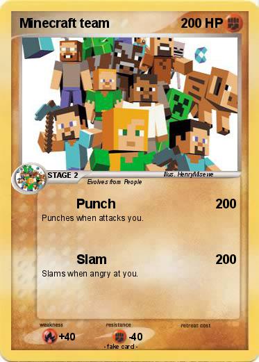 Pokemon Minecraft team