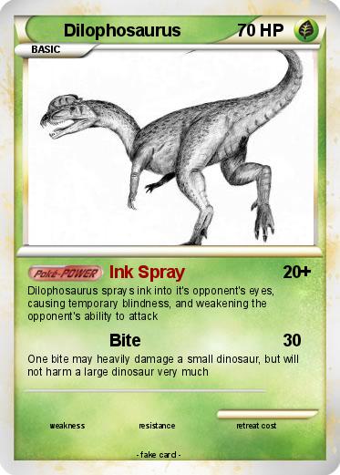Pokemon Dilophosaurus