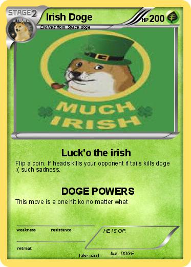 Pokemon Irish Doge