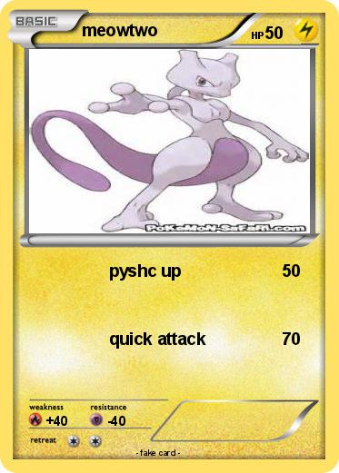 Pokemon meowtwo