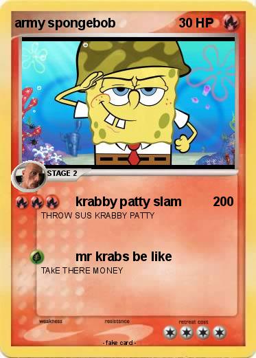Pokemon army spongebob