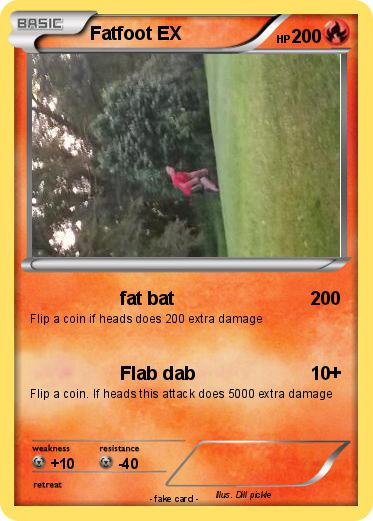 Pokemon Fatfoot EX