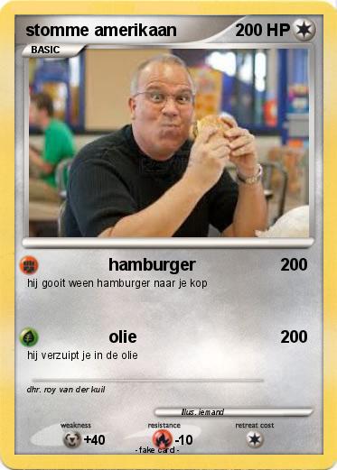 Pokemon stomme amerikaan
