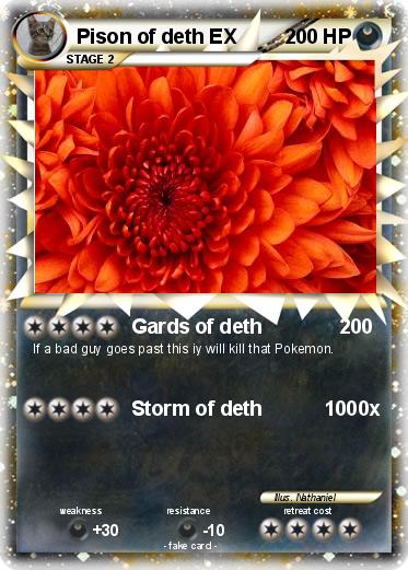 Pokemon Pison of deth EX