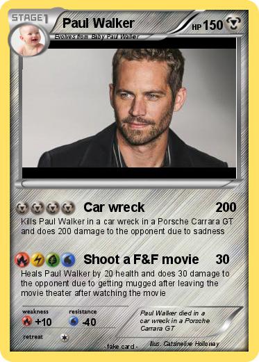 Pokemon Paul Walker