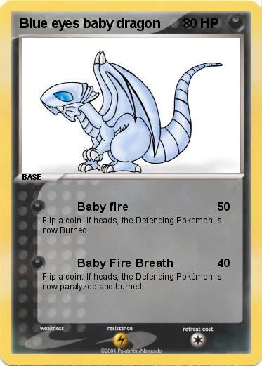 Pokemon Blue eyes baby dragon