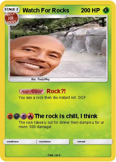Pokemon Watch For Rocks