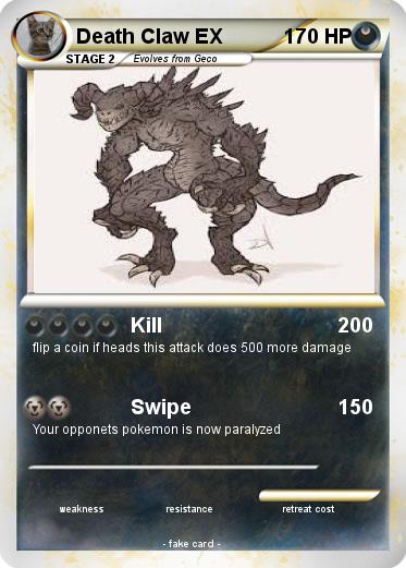 Pokemon Death Claw EX