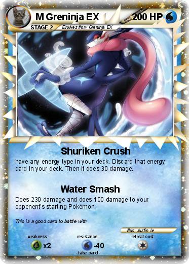 Pokemon M Greninja EX