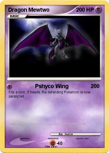 Pokemon Dragon Mewtwo