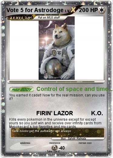 Pokemon Vote 5 for Astrodoge