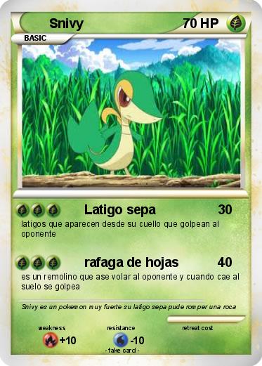 Pokemon Snivy