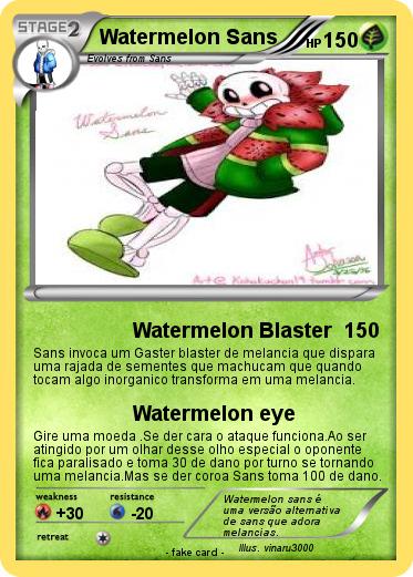 Pokemon Watermelon Sans