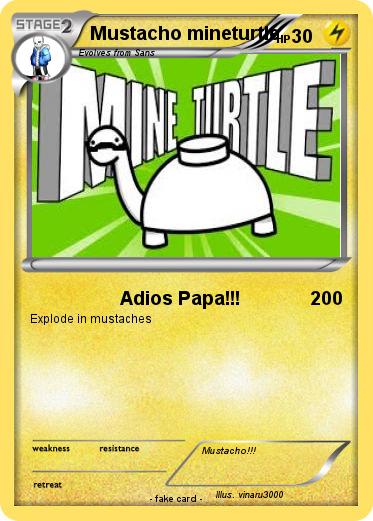 Pokemon Mustacho mineturtle