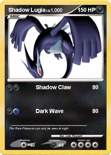 Pokemon Shadow Lugia