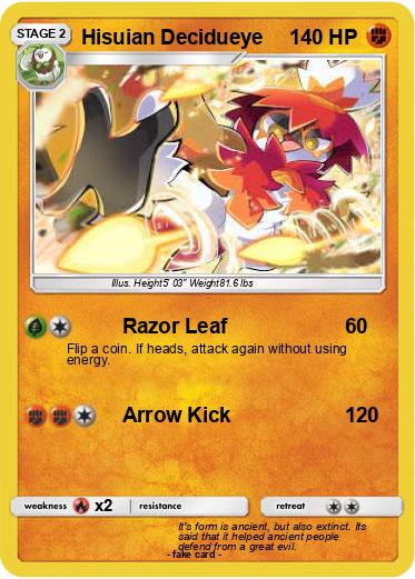 Pokemon Hisuian Decidueye
