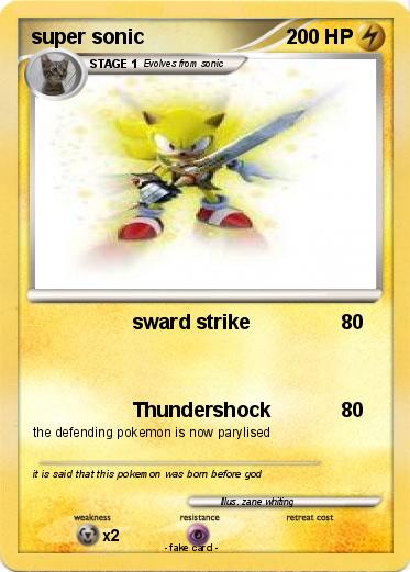 Pokemon super sonic