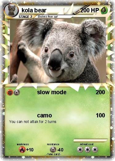 Pokemon kola bear
