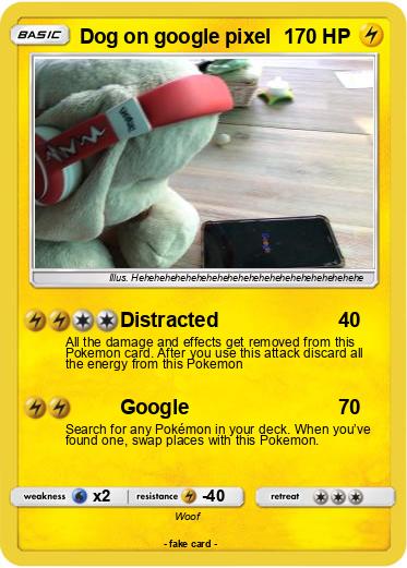 Pokemon Dog on google pixel