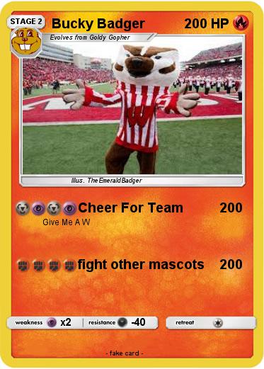 Pokemon Bucky Badger