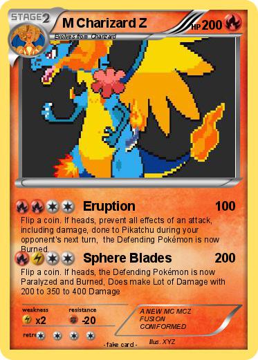 Pokemon M Charizard Z