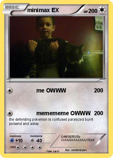 Pokemon minimax EX
