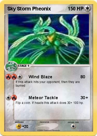 Pokemon Sky Storm Pheonix
