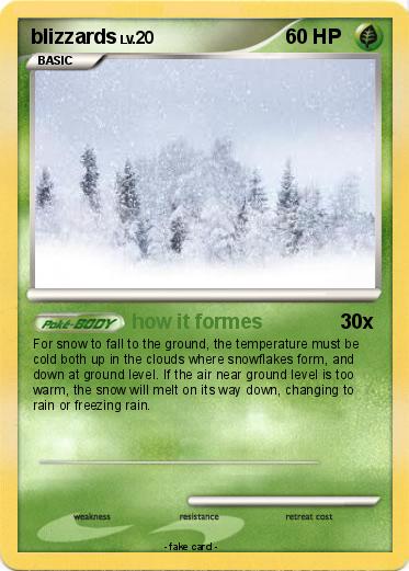 Pokemon blizzards