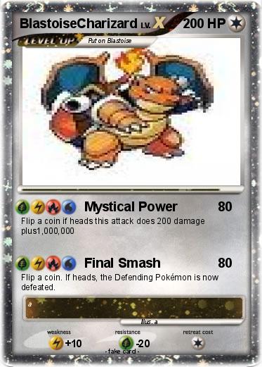Pokemon BlastoiseCharizard