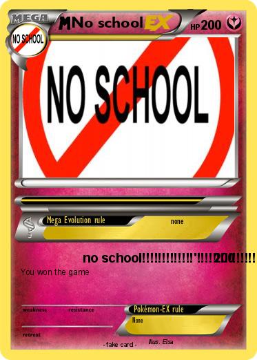 Pokemon No school