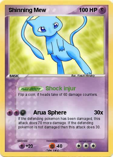 Pokemon Shinning Mew