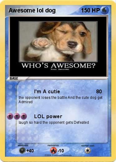 Pokemon Awesome lol dog