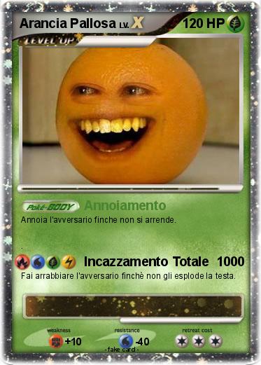 Pokemon Arancia Pallosa