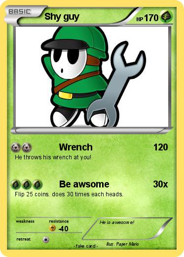 Pokemon Shy guy