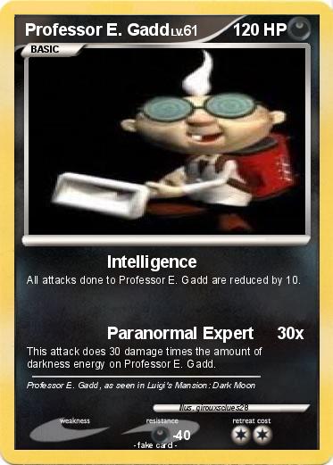 Pokemon Professor E. Gadd