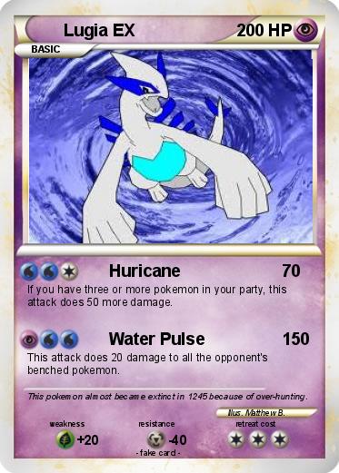 Pokemon Lugia EX
