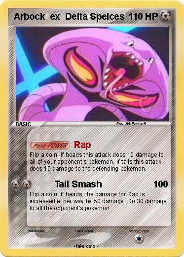 Pokemon Arbock  ex  Delta Speices