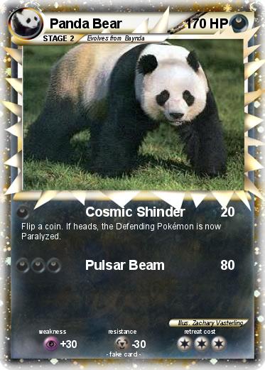 Pokemon Panda Bear